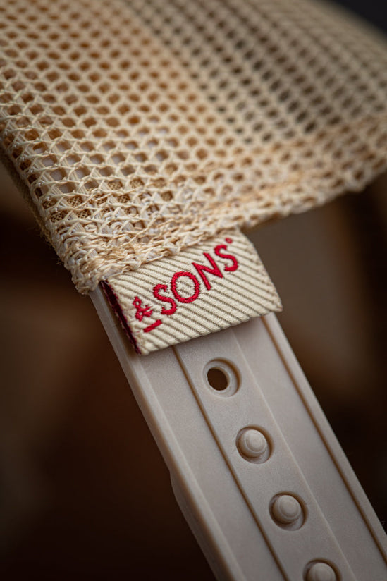 &SONS Union Trucker Cap Vintage Red