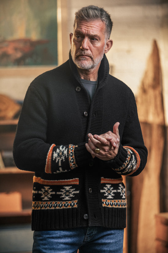 Homestead Cardigan Charcoal