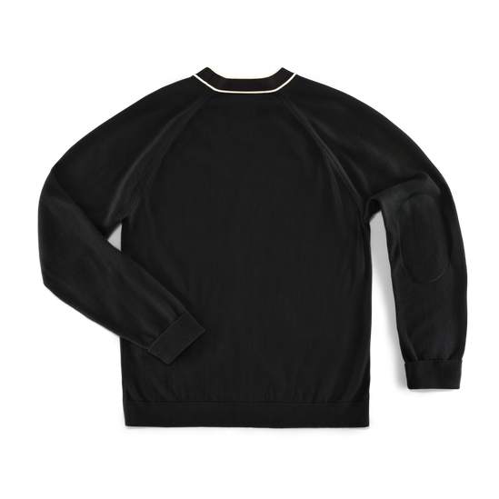 Portland Lightweight Cardigan Black/White