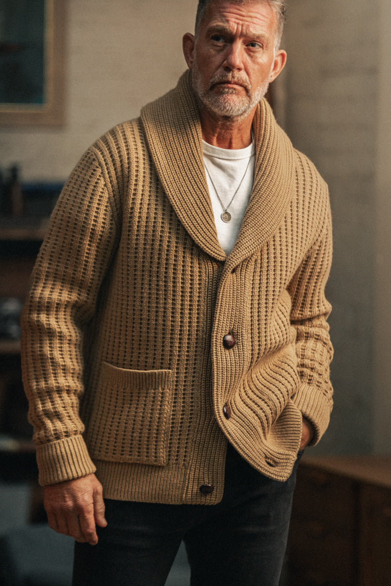 McQueen Lombard Shawl Collar Cardigan
