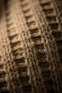 McQueen Lombard Shawl Collar Cardigan Tan
