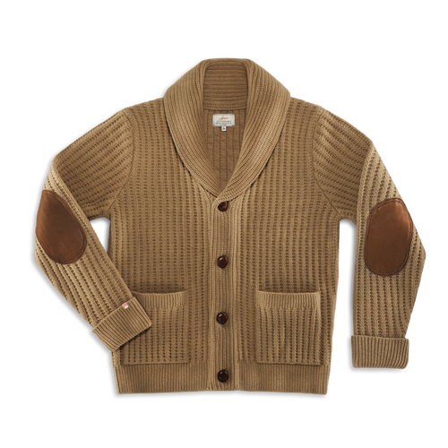 け*ん様 W156 wjk lomond shawl collar cardig McQueen Lombard Shawl Collar Cardigan Tan | Men's Cardigan | &SONS