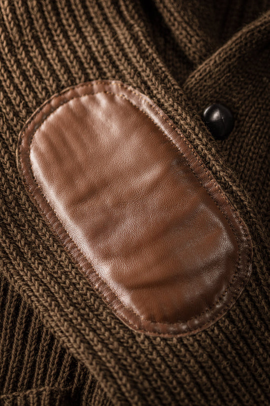 Pioneer British Wool Cardigan Brown