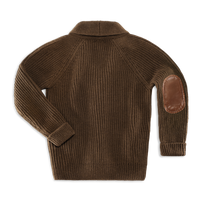 Pioneer British Wool Cardigan Brown