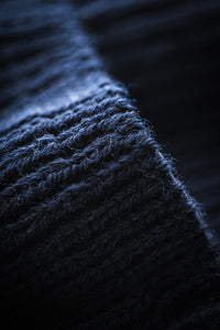 SALVAGE STOCK Pioneer British Wool Cardigan Navy