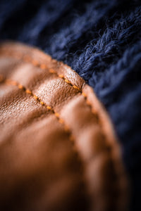 SALVAGE STOCK Pioneer British Wool Cardigan Navy