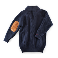Pioneer British Wool Cardigan Navy