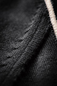 Portland Lightweight Cardigan Black/White