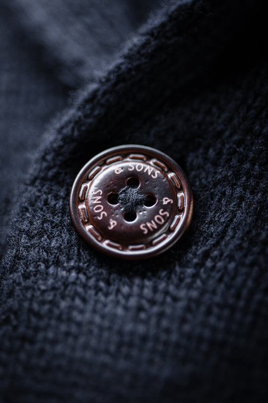 Saint Collar Cardigan Navy