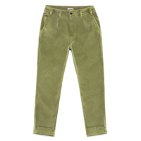 Grant Pleat Front Chino Olive Green