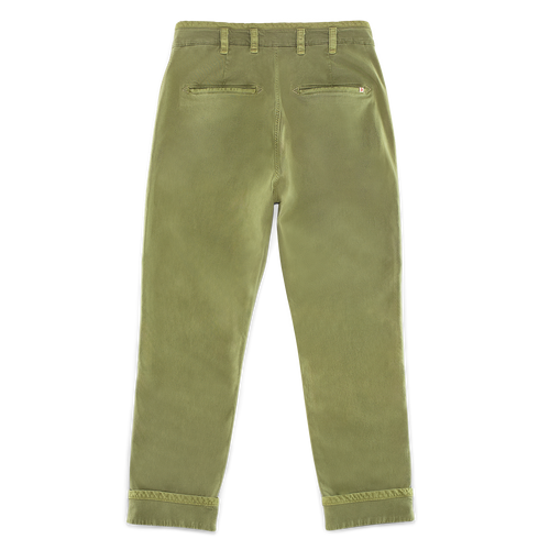 Grant Pleat Front Chino Olive | Men's Chinos UK | &SONS