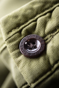 Grant Pleat Front Chino Olive Green