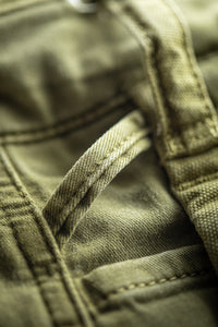Grant Pleat Front Chino Olive Green