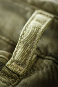 Grant Pleat Front Chino Olive Green