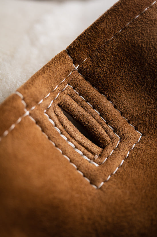 &SONS Aspen Shearling Coat Tan