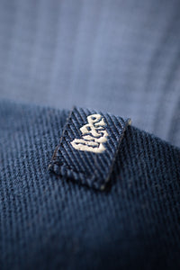 &SONS Glen Pocket Waffle Crew Sky Blue Marl