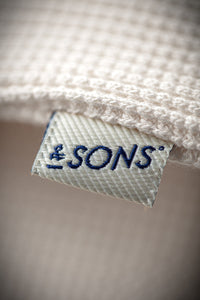 &SONS Base Waffle Crew Neck Raw