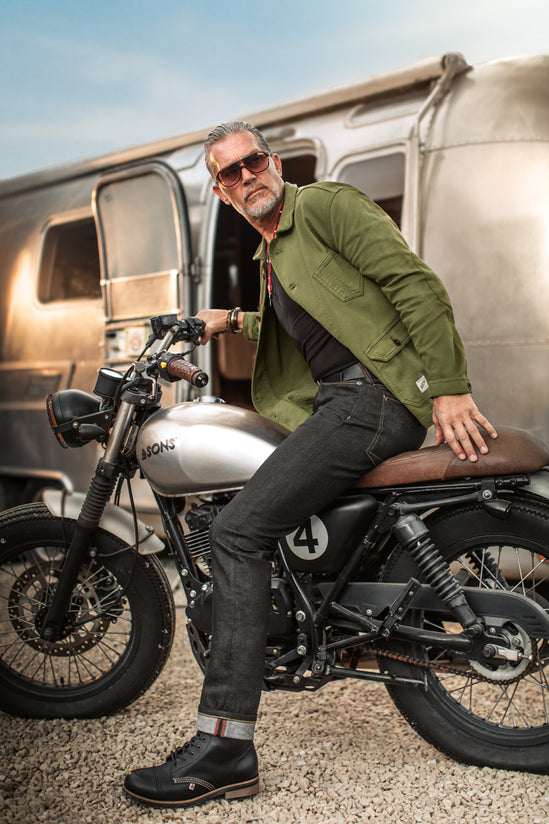 Brandon Denim Jean Charcoal