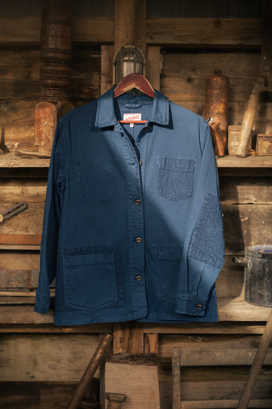 Damsons Meadow Chore Jacket Blue