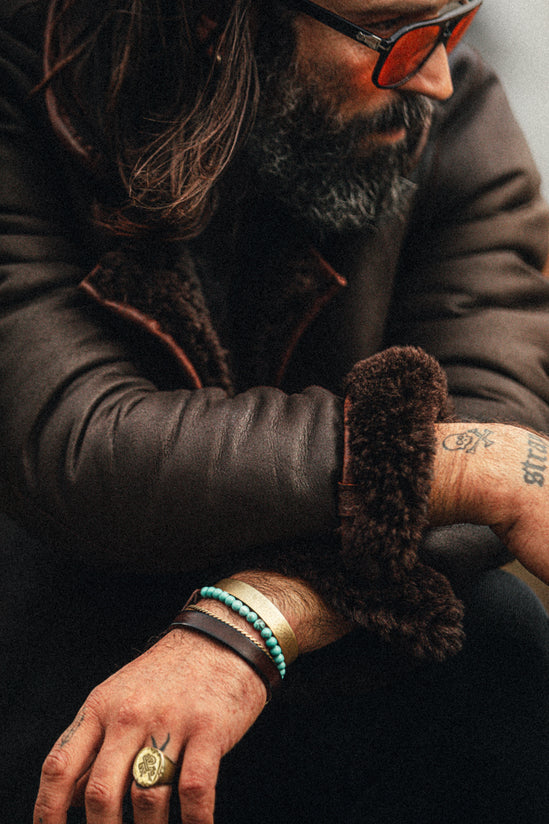 ROGUE by &SONS Signet Ring Brass
