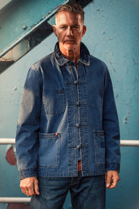 Artisan Workwear Chore Jacket Indigo Blue