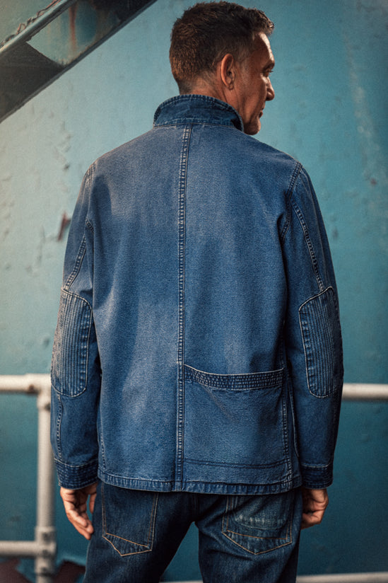 Artisan Workwear Chore Jacket Indigo Blue