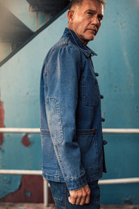 Artisan Workwear Chore Jacket Indigo Blue