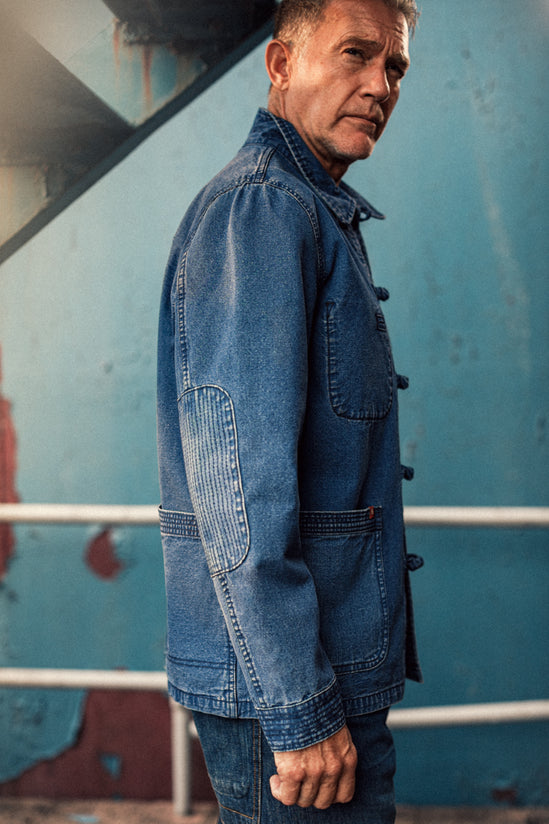 Artisan Workwear Chore Jacket Indigo Blue