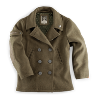 &SONS Boardwalk Peacoat Army Green