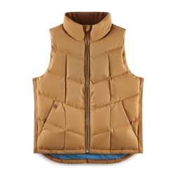 &SONS Forest Puffer Gilet Tan