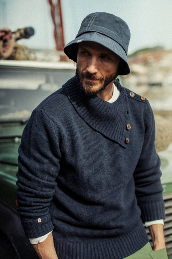 Drew Bucket Hat Blue