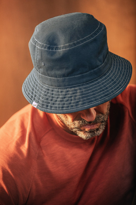 Drew Bucket Hat Blue