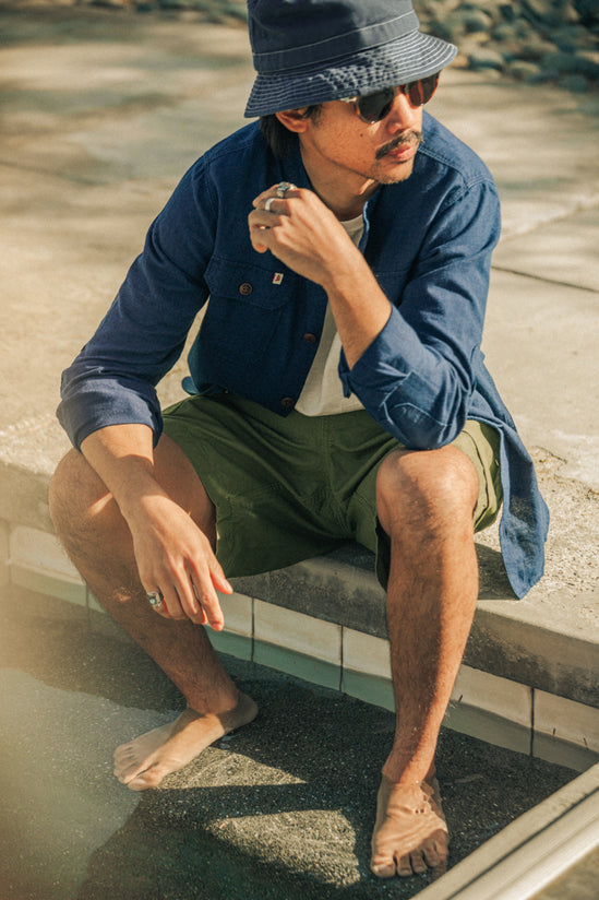 Drew Bucket Hat Blue