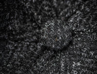 Thompson Baker Boy Hat- Black Herringbone