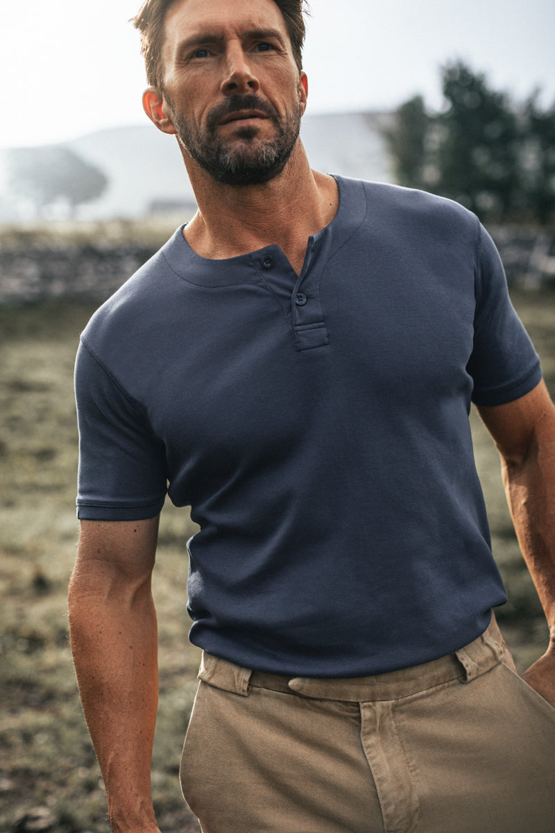 ブランド品専門 GOOD GRIEF! HENLEY SHORT TOP グレー 【公式通販】