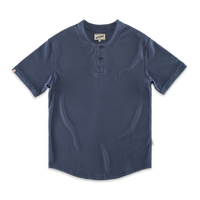 Bluesand Short Sleeve Henley Navy