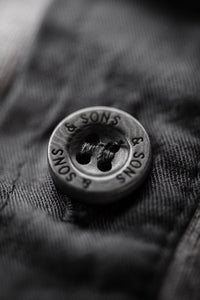 &SONS Infield Raglan Henley Shirt Grey/Charcoal