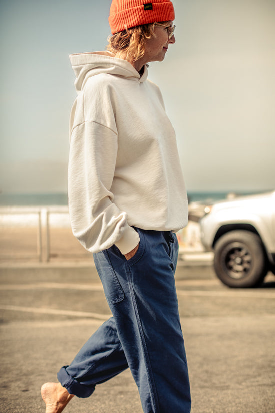 Damsons Relaxed Hoodie Raw