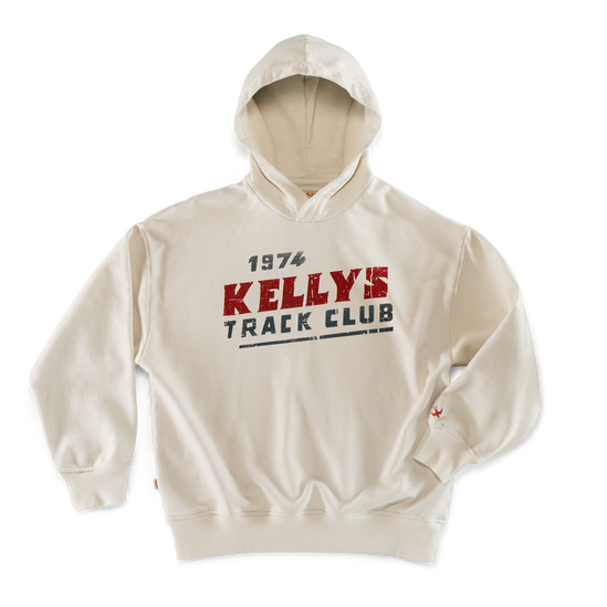 Damsons Track Club Relaxed Hoodie Raw