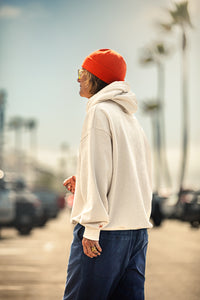 Damsons Track Club Relaxed Hoodie Raw