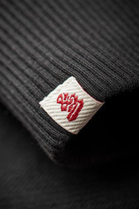&SONS Warm Down Hoodie Washed Black