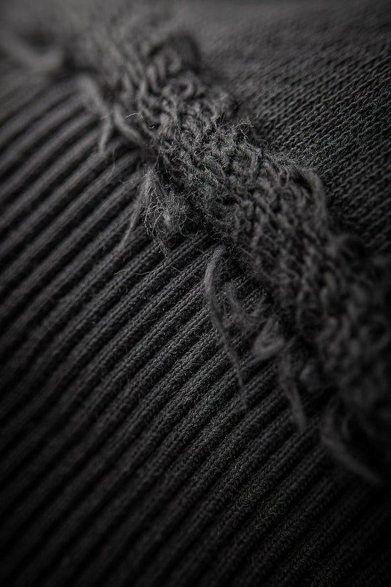 &SONS Warm Down Hoodie Washed Black