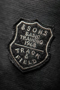&SONS Warm Down Hoodie Washed Black
