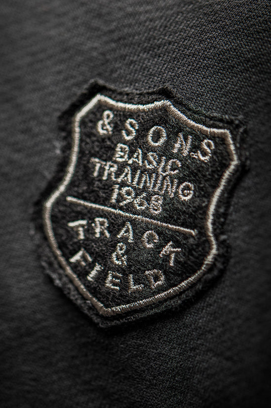 &SONS Warm Down Hoodie Washed Black