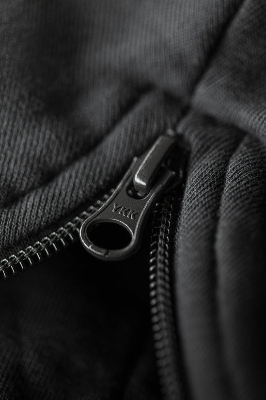 &SONS Warm Down Hoodie Washed Black