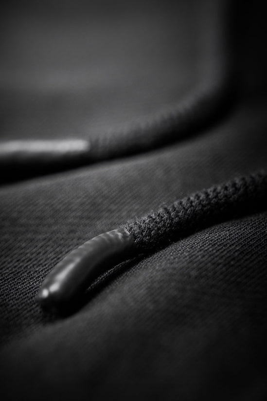 &SONS Warm Down Hoodie Washed Black