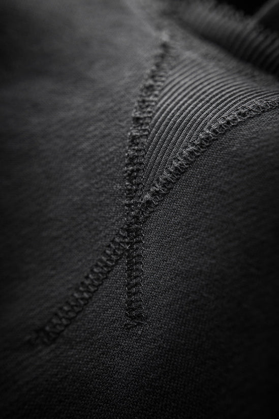 &SONS Warm Down Hoodie Washed Black