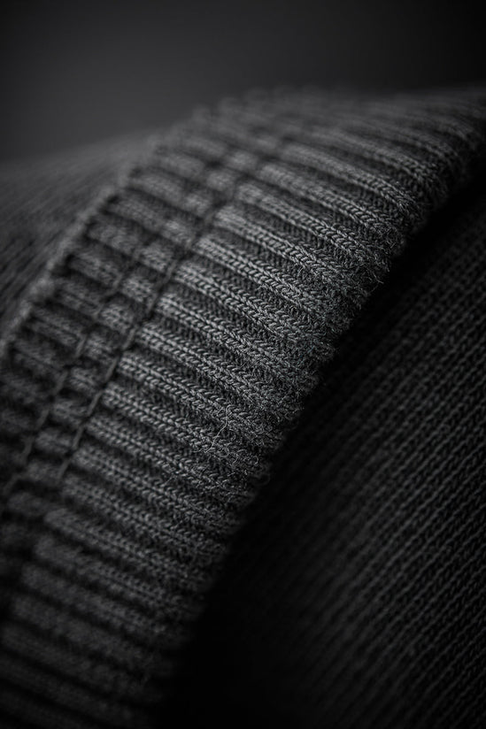 &SONS Warm Down Hoodie Washed Black