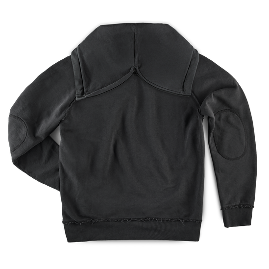 &SONS Warm Down Hoodie Washed Black