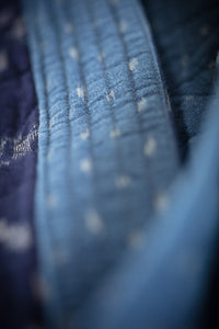 Damsons Hanten Quilted Jacket Indigo